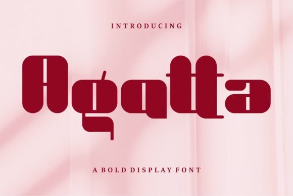 Agatta: A Bold Font for Impactful Design