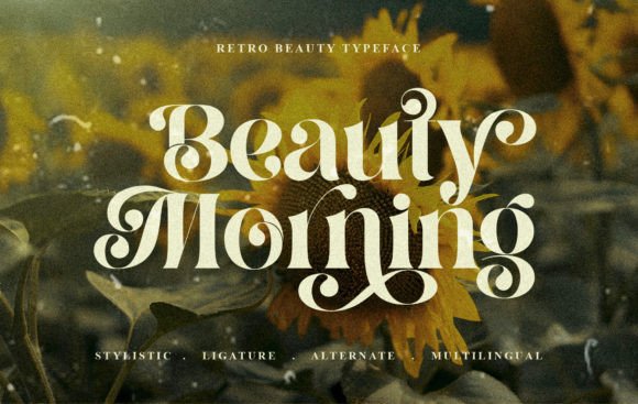 Beauty Morning: A Stylish Font for Creative Projects