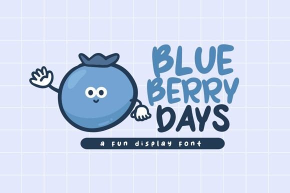Blueberry Days: A Playful Font for Creative Workflows