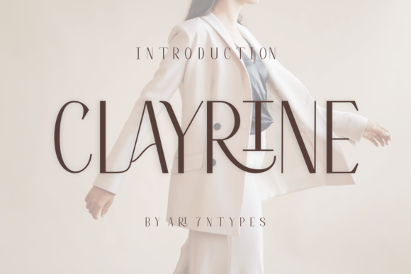 Clayrine: A Stylish Display Font for Creative Projects