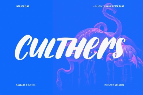 Culthers: A Bold, Handwritten Font That Brings Your Designs to Life