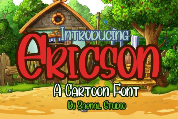 Ericson: A Unique Display Font for Creative Branding and Logo Design