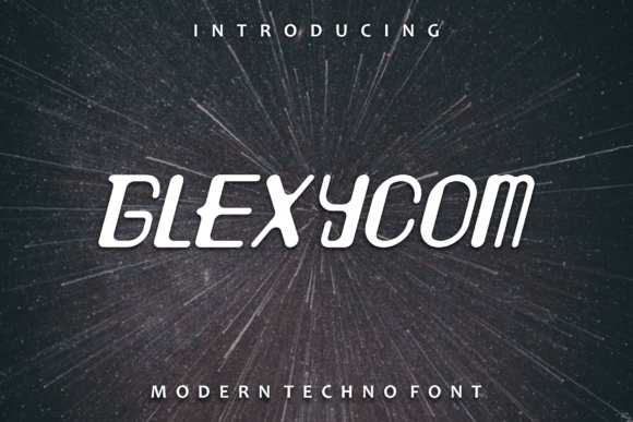 Glexycom: A Creative Font for Modern Workflows