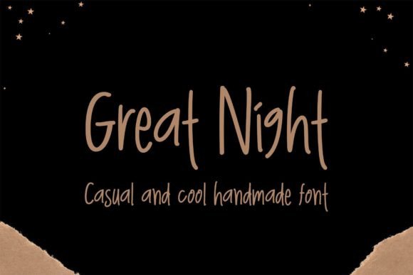 Great Night: A Versatile and Expressive Display Font