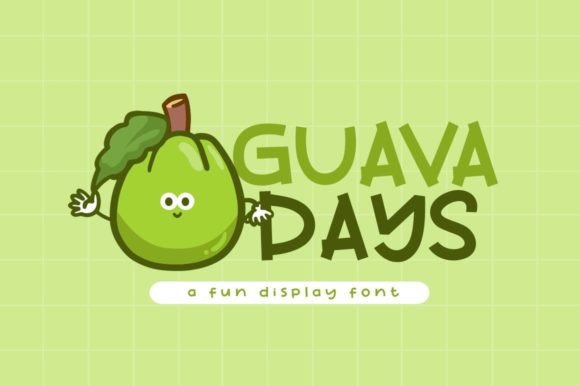 Guava Days: A Playful Font for Creative Expression