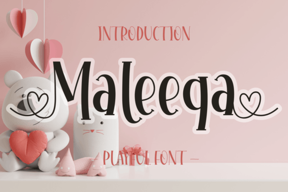 Maleeqa: A Whimsical Font for Creative Workflows