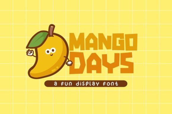 Mango Days: A Playful Font for Creative Designs