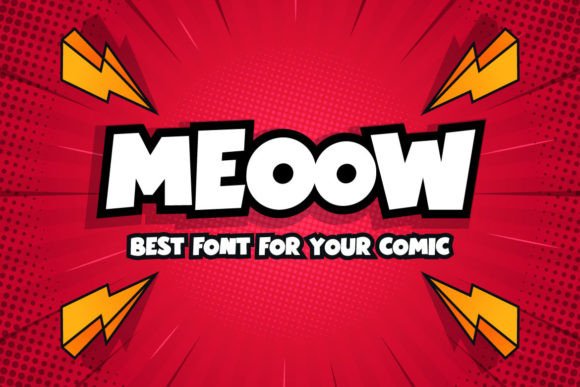 Meeow: A Playful Display Font for Joyful Designs