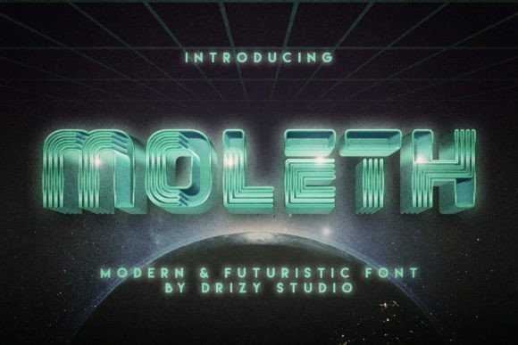 Moleth: The Futuristic Font Redefining Modern Design