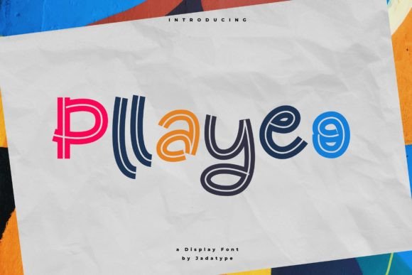 Pllayeo: A Whimsical Display Font That Brings Creativity to Life