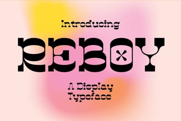 Reboy: A Nostalgic Display Font with Modern Appeal