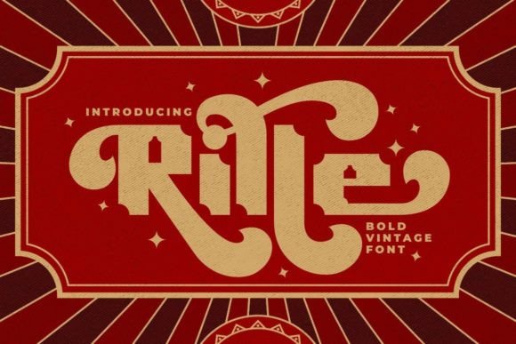 Rille: A Versatile Display Font for Creative Expression