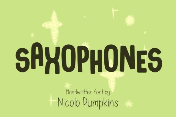 Saxophones: A Unique Display Font for Creative Projects