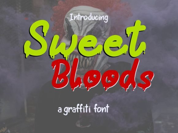 Sweet Bloods: A Spooky Font for Halloween and Horror Projects