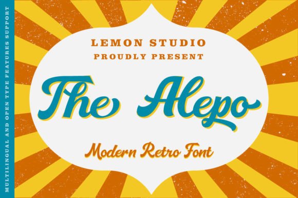 The Alepo: A Retro-Inspired Display Font with Modern Appeal