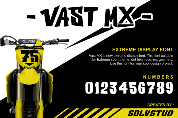 Vast Mx: A Modern Display Font for Creative Expression